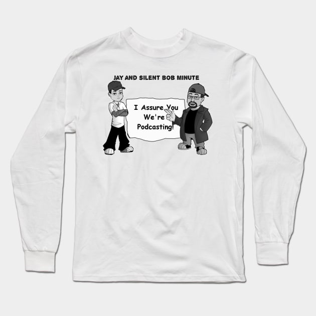 Jay and Silent Bob Minute Long Sleeve T-Shirt by TheBurbsMinute